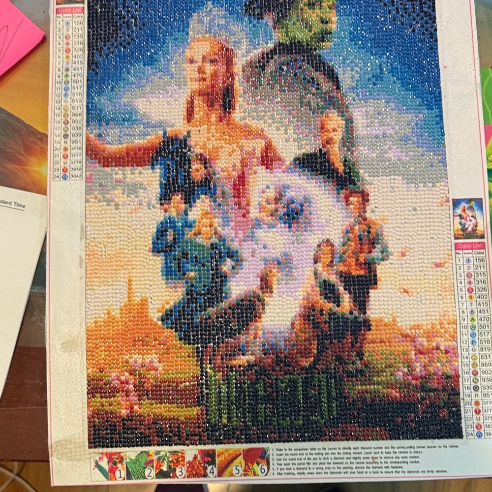 Wicked 30 x 40 handmade diamond art